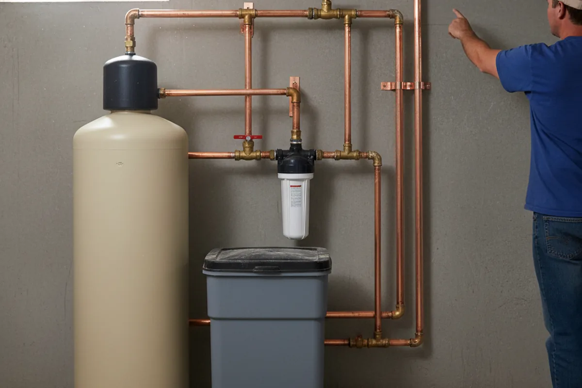 Whole-house water treatment system installed in Minooka